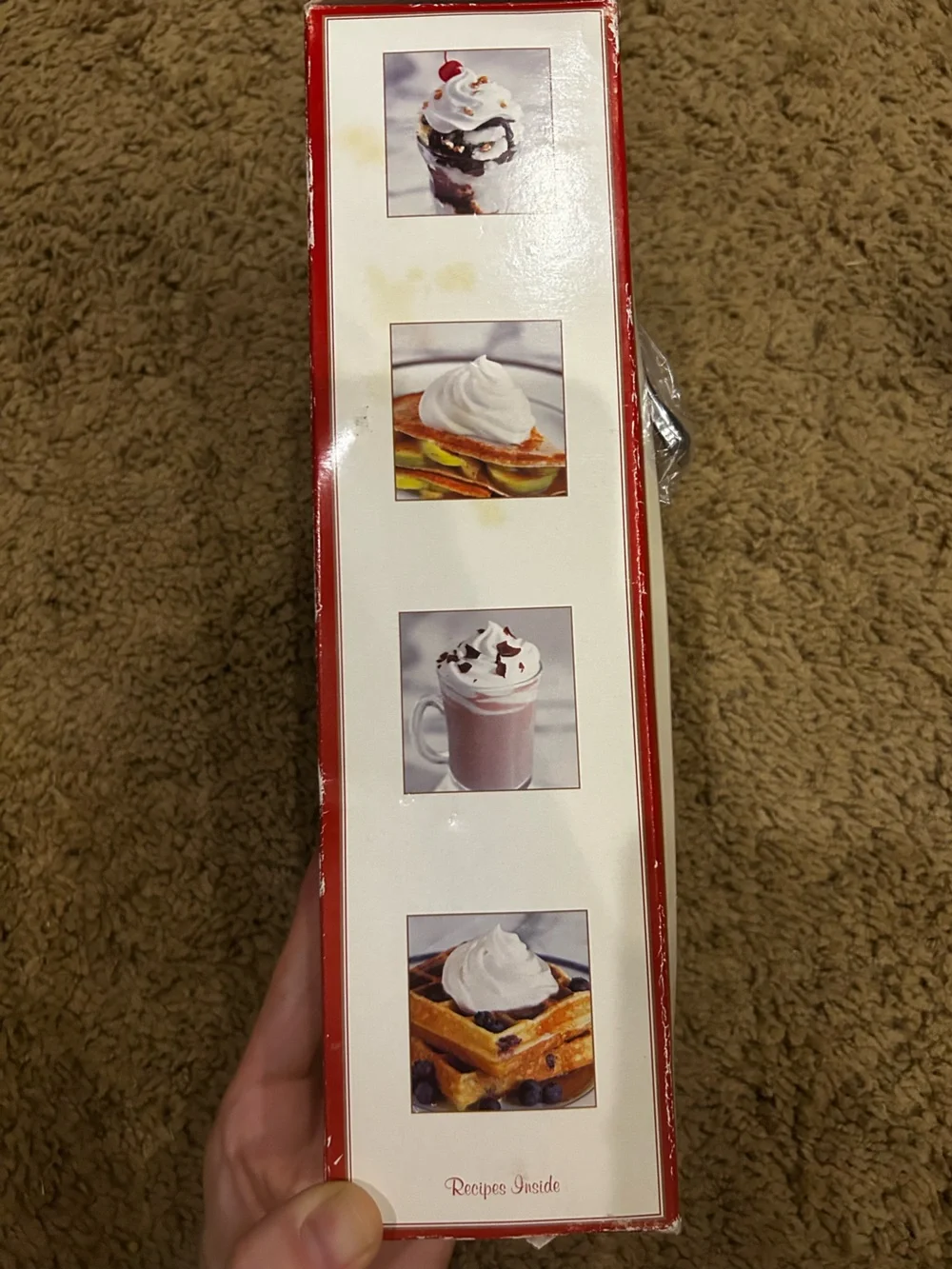 Williams Sonoma Cream Whipper Stainless Steel New in Box 2001